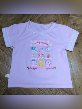 Mezzo Piano "Lovely Friends" Tea Time Tee (US girls 12/14 or women’s baby tee)